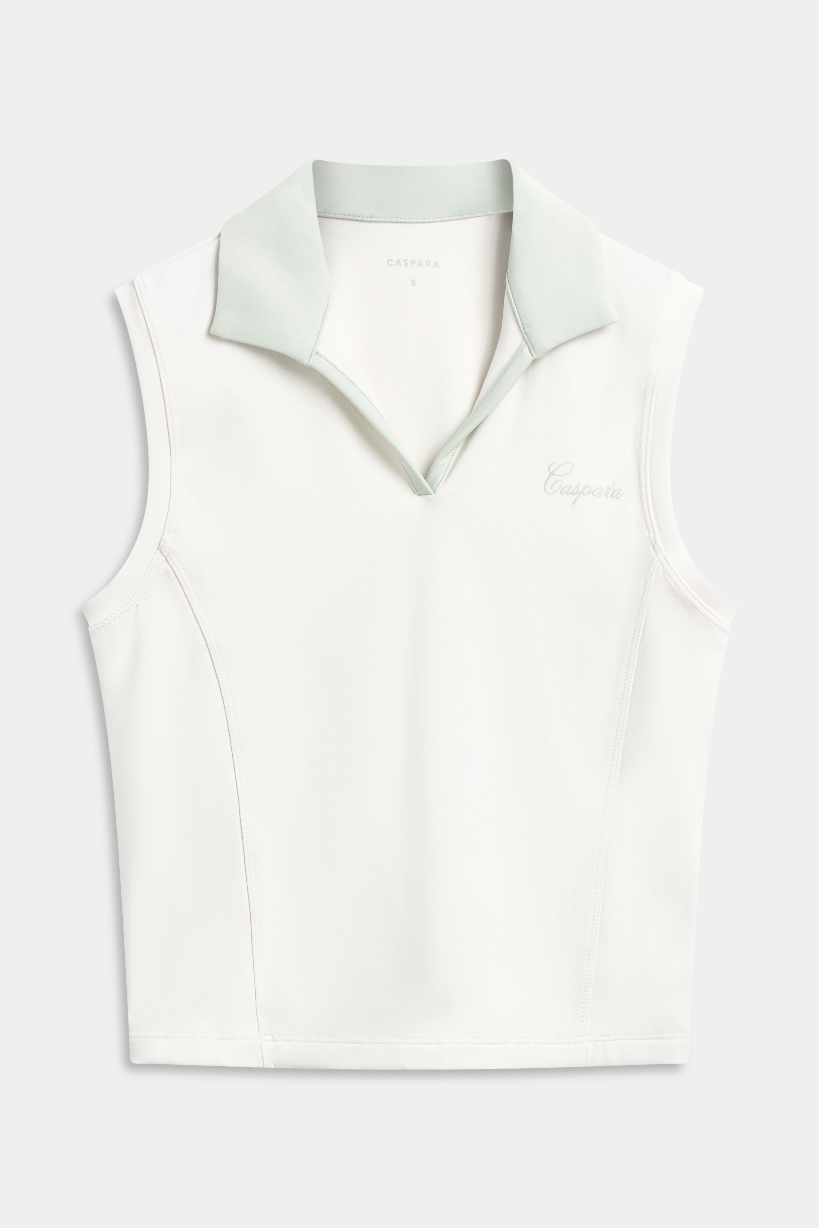 W. Racquet Club Polo Top - White/Pistachio
